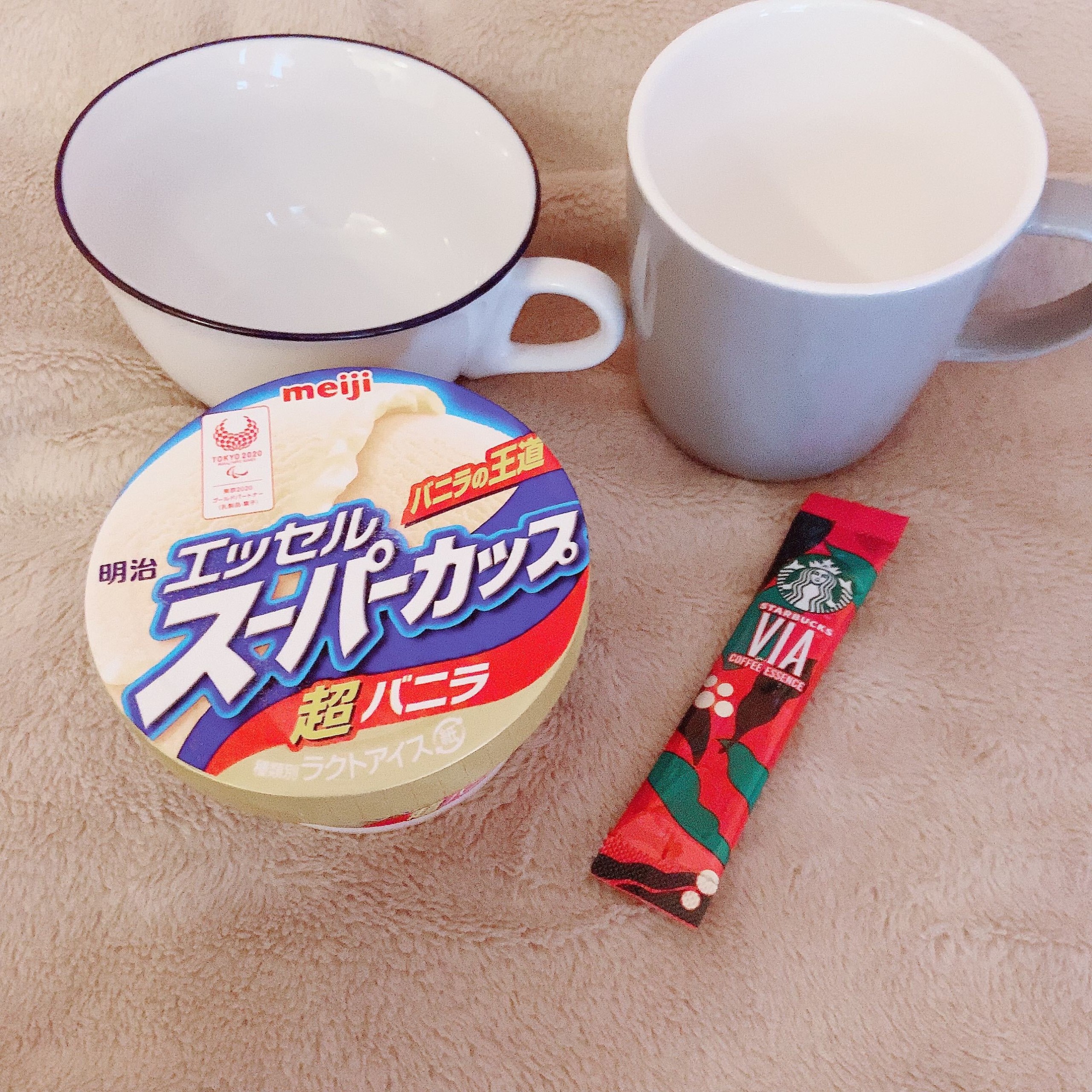 アフォガートの準備