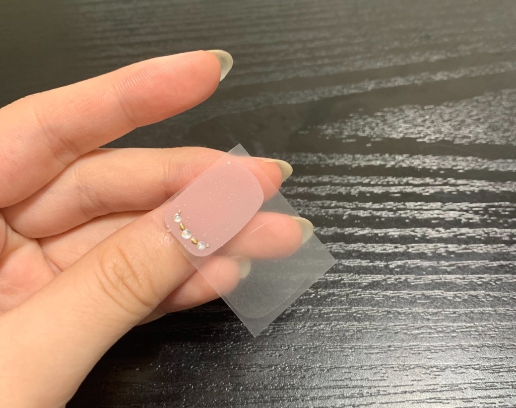 ネイルシール　貼り方